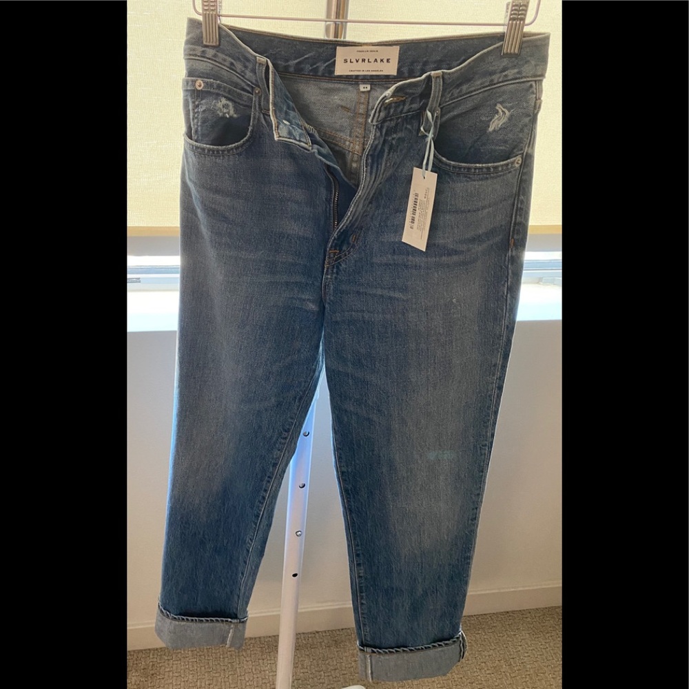 SLVRLAKE London Ankle High Rise Straight Jean (26)